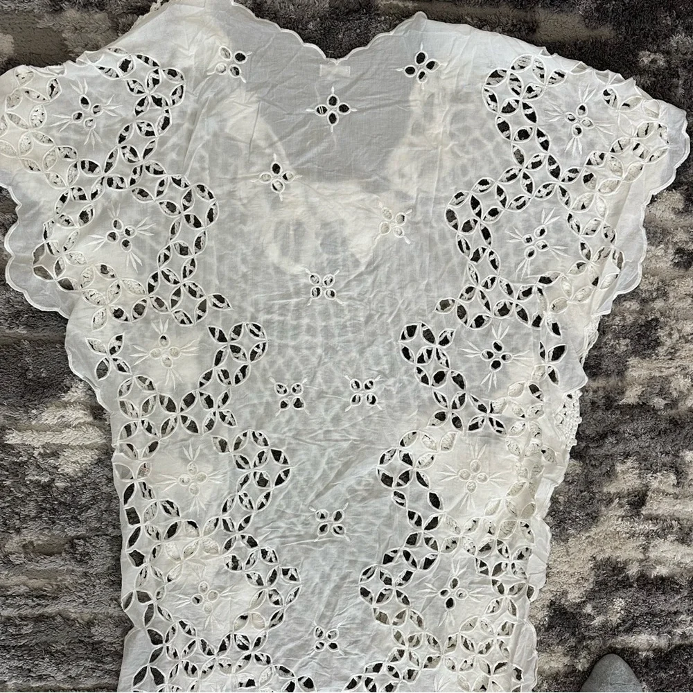 Free People Crochet Away Kaftan Size XS/S